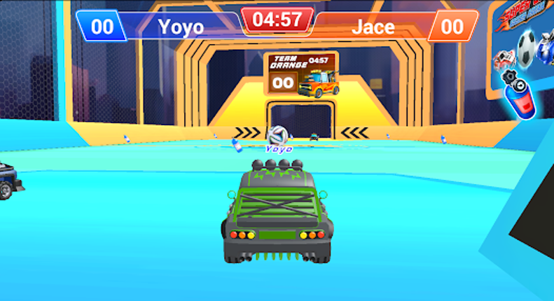 Super Car Soccer Arena TV Image