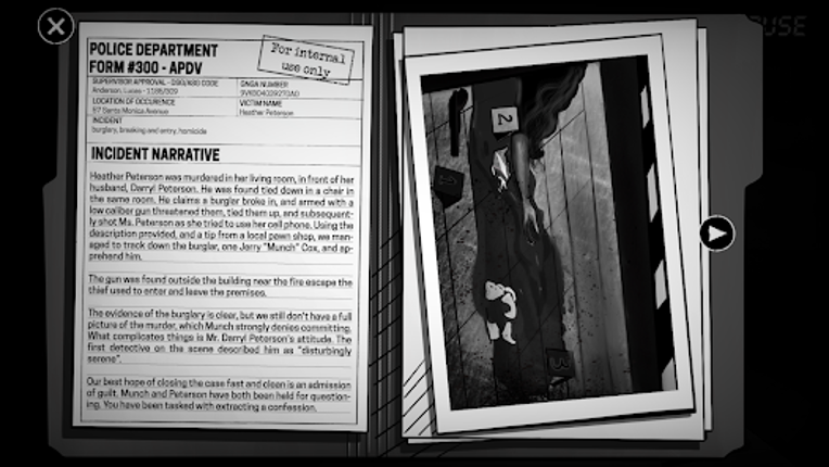 Interrogation: Deceived screenshot