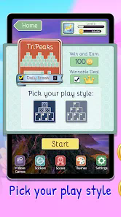 TriPeaks Solitaire Deluxe® 2 screenshot