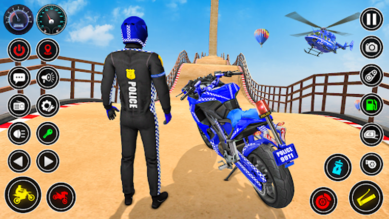 Police bike Stunt Bike Racing Image