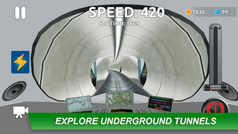 Hyperloop: train simulator Image