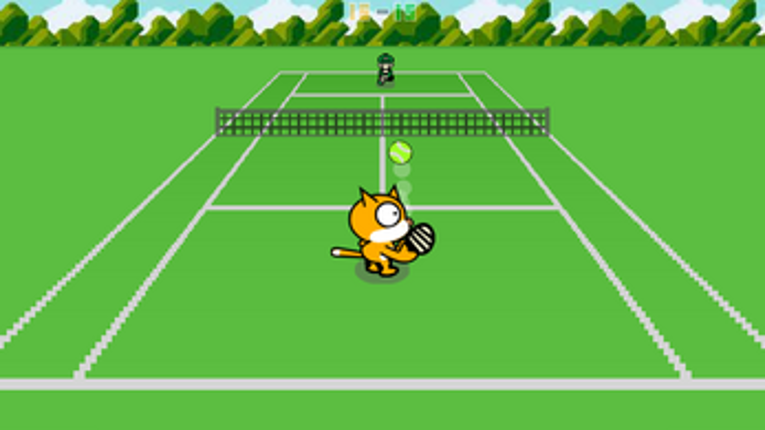 Scratch Cat Tennis 3D screenshot
