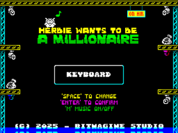 Herbie wants to be a millionaire Image