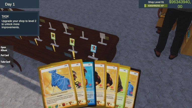 TCG Card Market Simulator screenshot