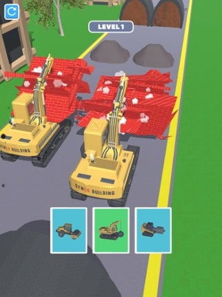 Bulldozer Race 3D screenshot