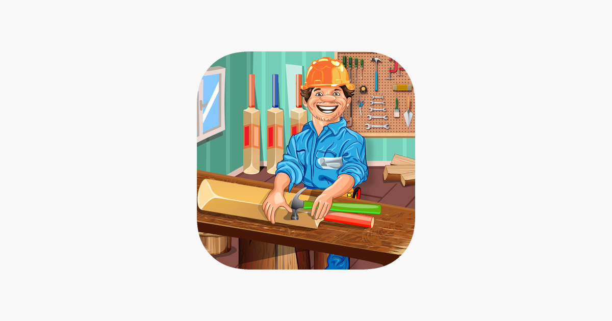 Games like Cricket bat making fun factory