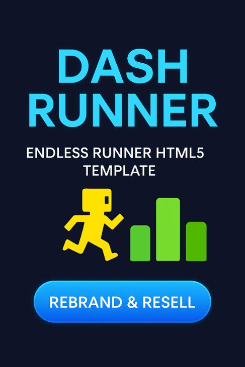 Games like Dash Runner – Endless Runner HTML5 Template (Rebrand & Resell)