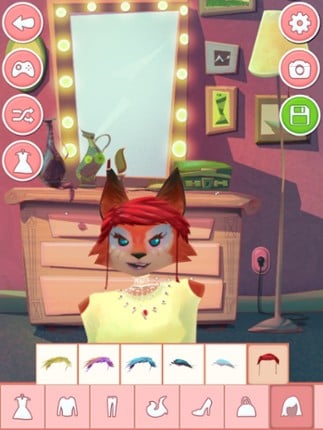 Fashion designer game - animal dress up salon screenshot