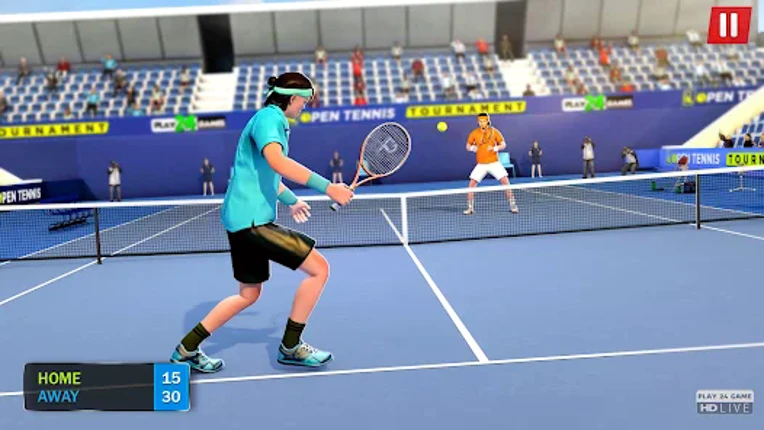 Open Tennis Tournament Game screenshot
