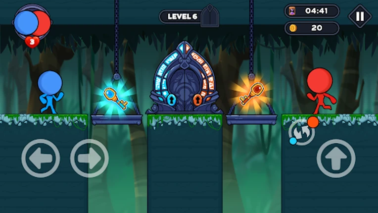 Stick Red Blue: Horror Escape screenshot