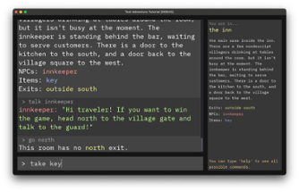 Godot Retro Text Adventure Image