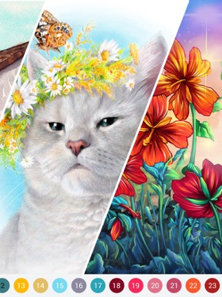 Happy Color by Numbers Game screenshot