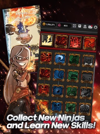 NinjaBattle : Defense RPG screenshot