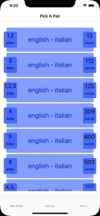 PickAPair Italian - English Image