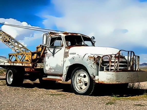 Rusty Trucks Jigsaw Game Cover