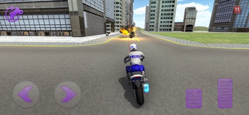 Shooting Mission Biker Police screenshot