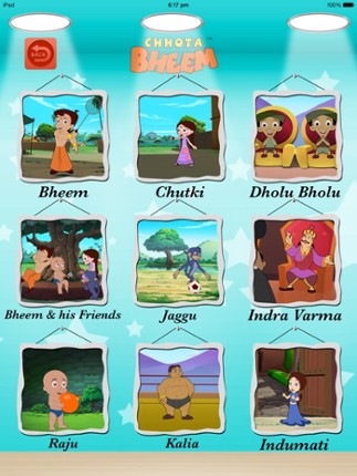 Sliding Puzzle With Bheem Image