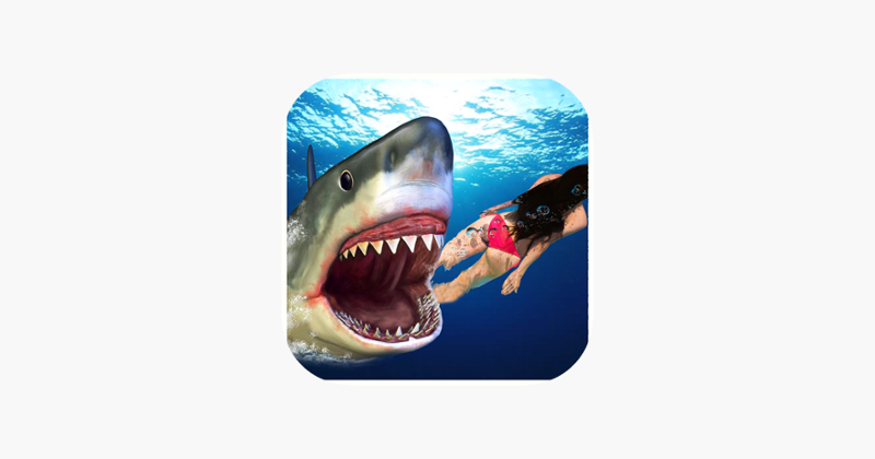 Angry Shark Attack Simulator Game Cover