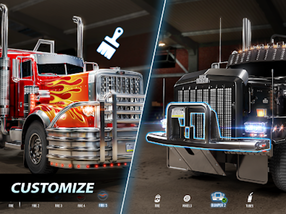 Big Rig Racing: Drag racing screenshot