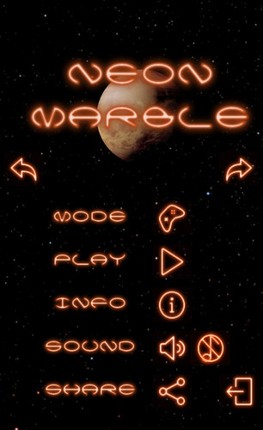 Neon Marble : Space Rush screenshot