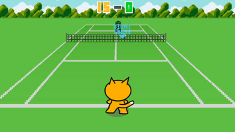 Scratch Cat Tennis 3D Image