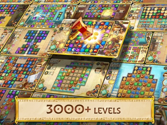 Jewels of Egypt・Match 3 Puzzle screenshot