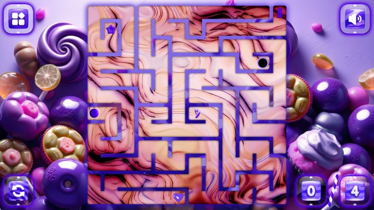 Sweetie Candy Maze: Violet Plum screenshot