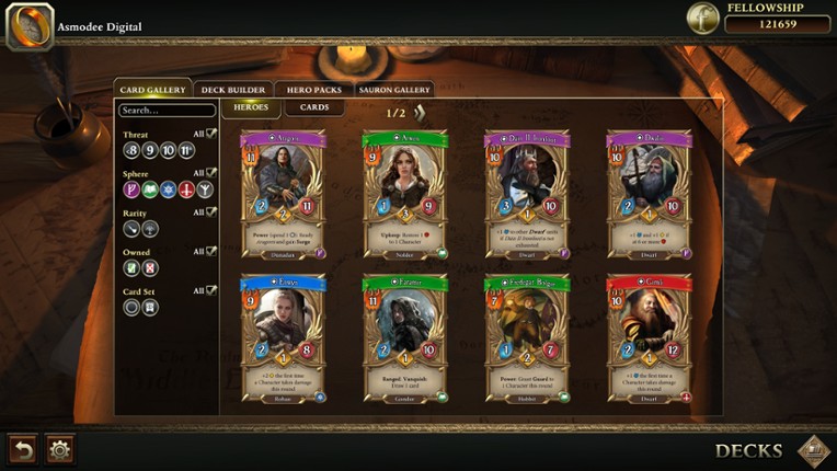 The Lord of the Rings: Adventure Card Game - Definitive Edition screenshot