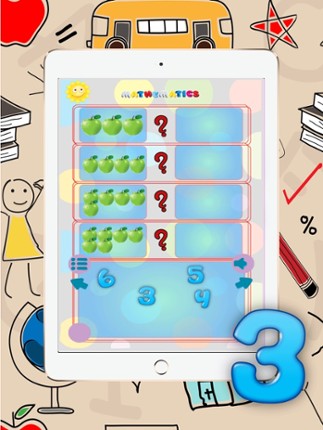 123 Mathematics : Learn numbers shapes and relation early education games for kindergarten screenshot