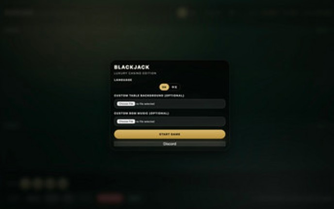 BlackJack HTML5 screenshot