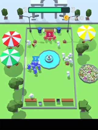 Crowd Clash 3D Image