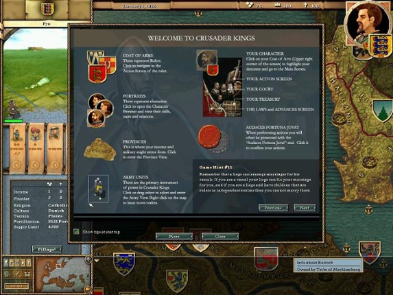 Crusader Kings screenshot