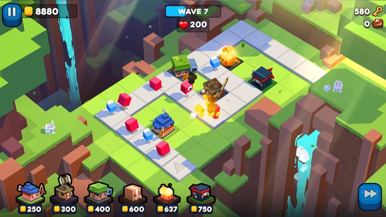 Defend The Bits TD screenshot