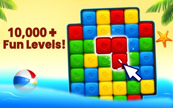 Fruit Cube Blast: Match 3 Game screenshot