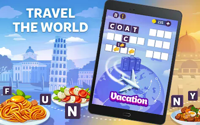 Wordelicious - Fun Word Puzzle screenshot