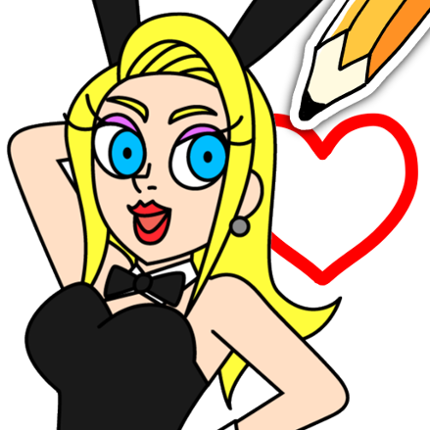 Draw Happy Beauty - draw games Image