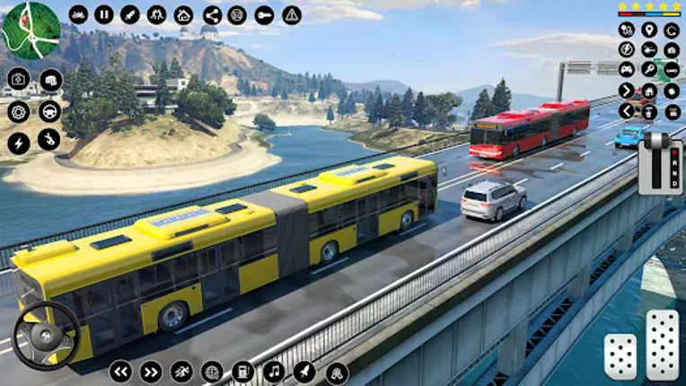 Driving simulator Bus Games screenshot