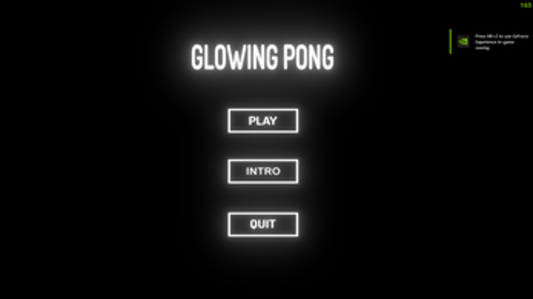 Glowing Pong screenshot