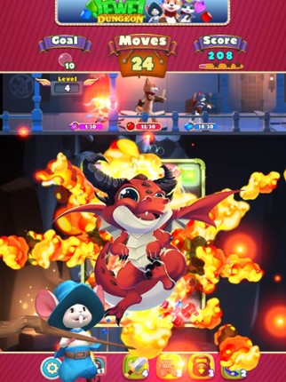 Jewel Dungeon Match 3 screenshot