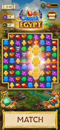 Jewels of Egypt・Match 3 Puzzle screenshot