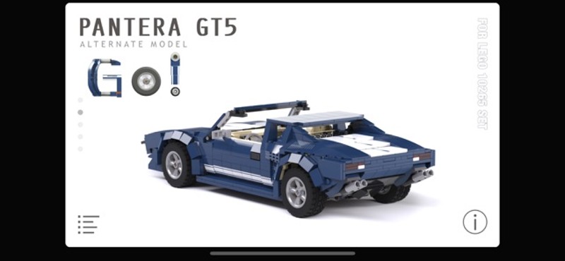 Pantera GT5 for LEGO 10265 Set screenshot