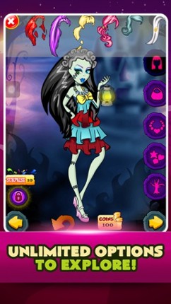 Princess Monster Makeover Salon Crazy Style Girl Dress Up Image