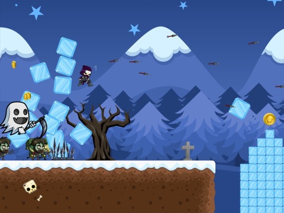 Super Ninja VS Zombie - Run And Fight In Graveyard screenshot