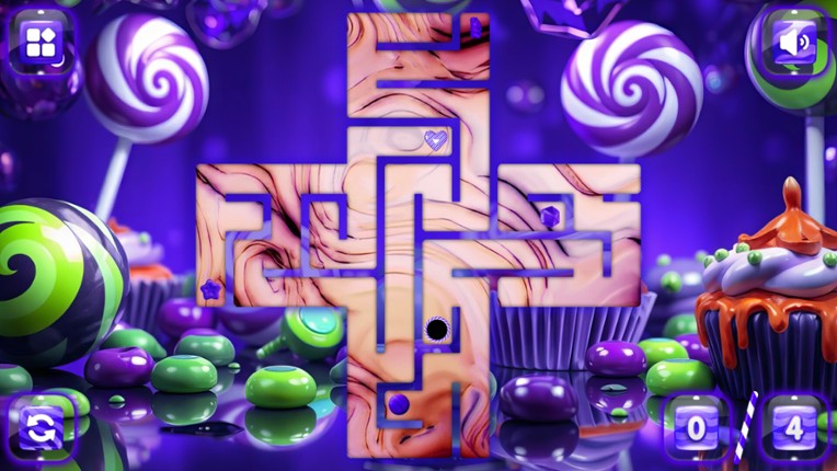 Sweetie Candy Maze: Violet Plum screenshot