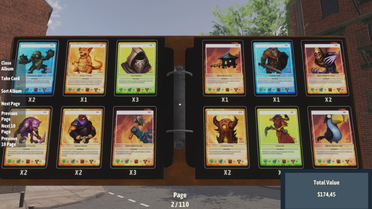 TCG Card Market Simulator screenshot