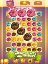 Donut Dazzle Dash - Match 3 Sweet Cookie Mania Image