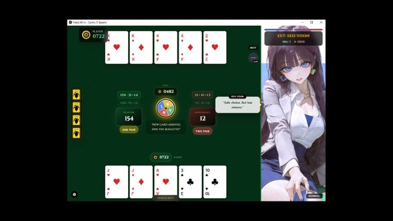 Fated All-In: Casino 5 Queens screenshot
