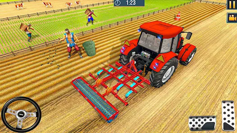 Bauernhof Traktor Fahrspiele screenshot