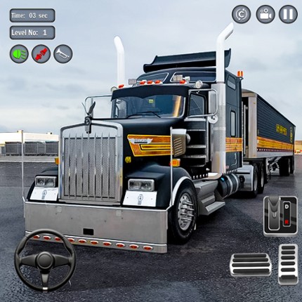 US Truck Driving Cargo Game 3D Image