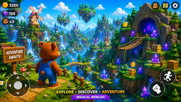 Super Bear Adventure Land Image